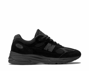 New Balance 991 Made in UK "Black" new balance men's versatile shoes collection