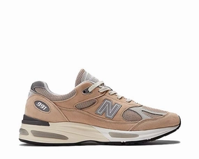 New Balance 991 Made in UK "Cuban Sand" new balance men's versatile shoes collection