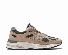 New Balance 991v2  Made in UK "Cement" new balance men's versatile shoes collection