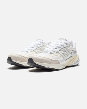 NEW BALANCE 'MADE IN USA' 990v6 - WHITE reebok casual sport shoes durable