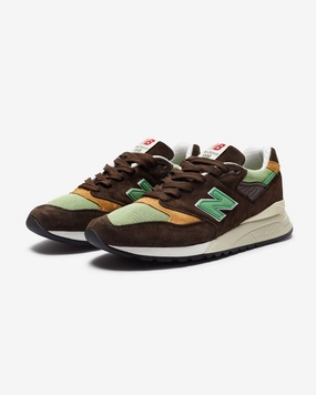 NEW BALANCE "MADE IN USA" 998 - BROWN reebok casual sport shoes durable