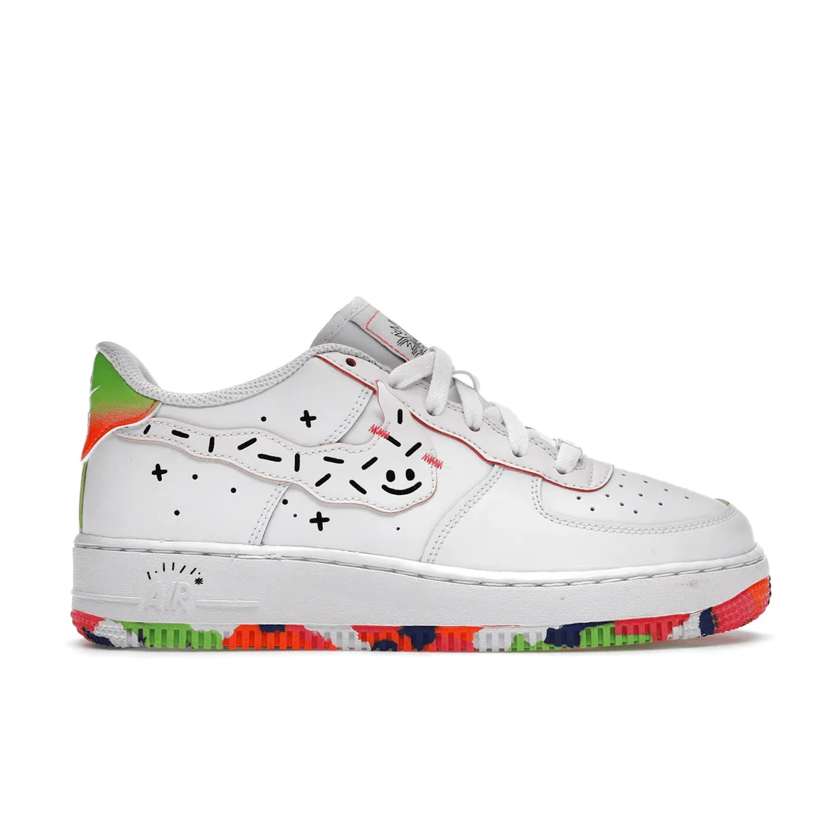 Nike Air Force 1 Low Kids Drawing Nike Air Force 1 heritage shoes for everyday wear