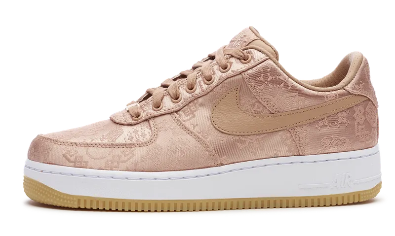 nike Air Force 1 Low x CLOT Rose Gold Silk 2020 (CJ5290-600) Men's Size 4-12 nike air force 1 classic basketball sneakers