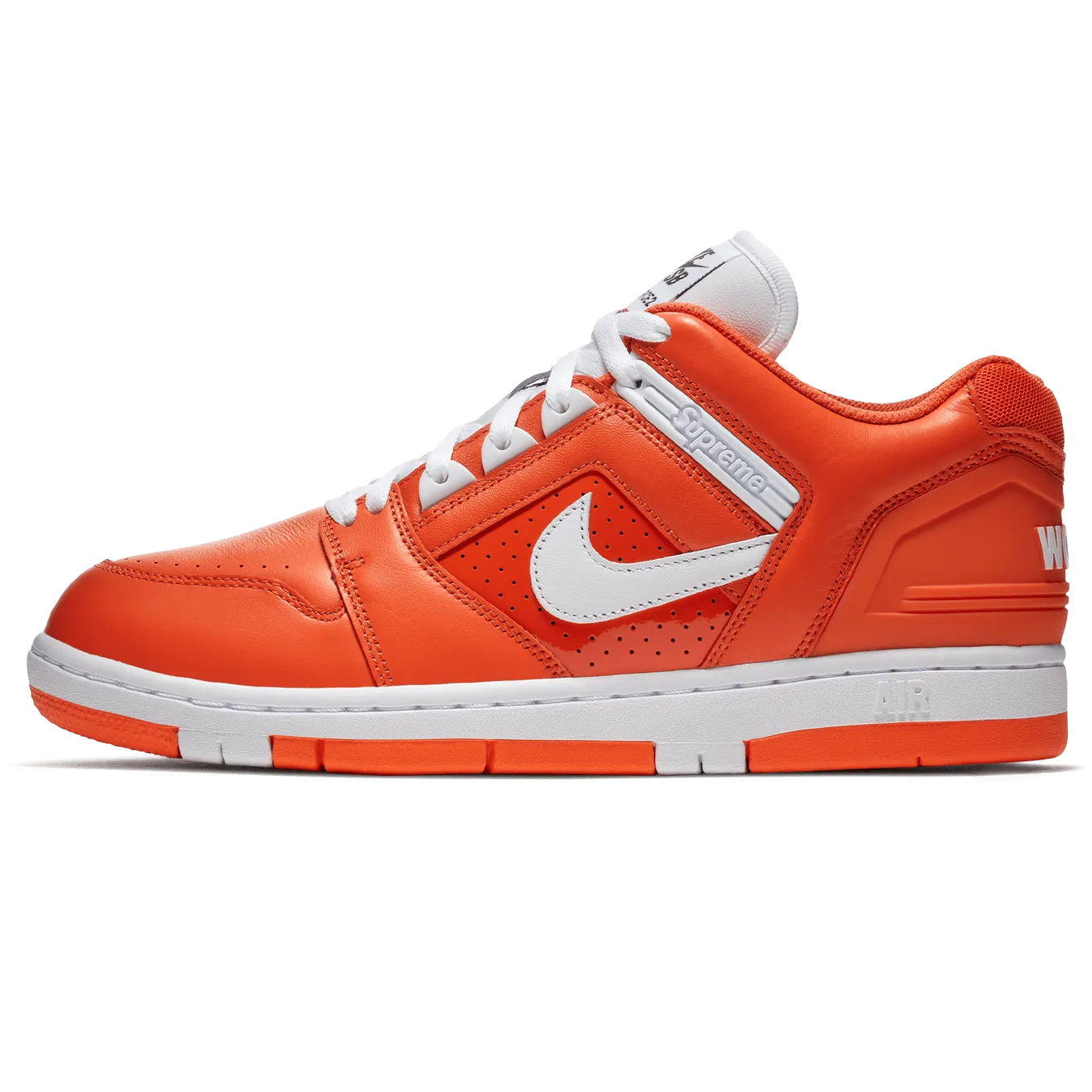 Nike Air Force 2 x Supreme 'Orange' Nike Air Max lifestyle sneakers with sport details