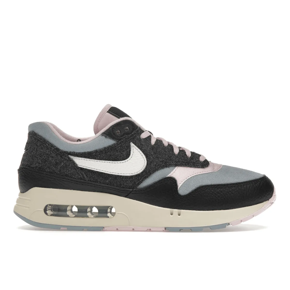 Nike Air Max 1 '86 Big Bubble Black Denim Nike Air Max casual shoes with visible air tech