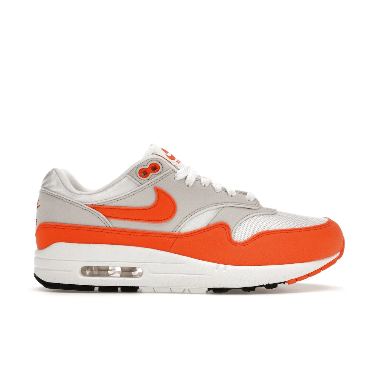 Nike Air Max 1 '87 Safety Orange Nike Air Max casual shoes with visible air tech