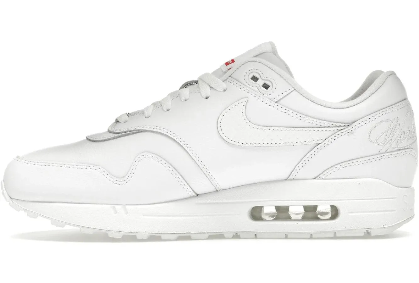 Nike Air Max 1 '87 SP Supreme Triple White Nike Air Max casual shoes