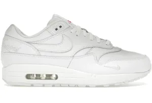 Nike Air Max 1 '87 SP Supreme Triple White Nike Air Max casual shoes with visible air tech