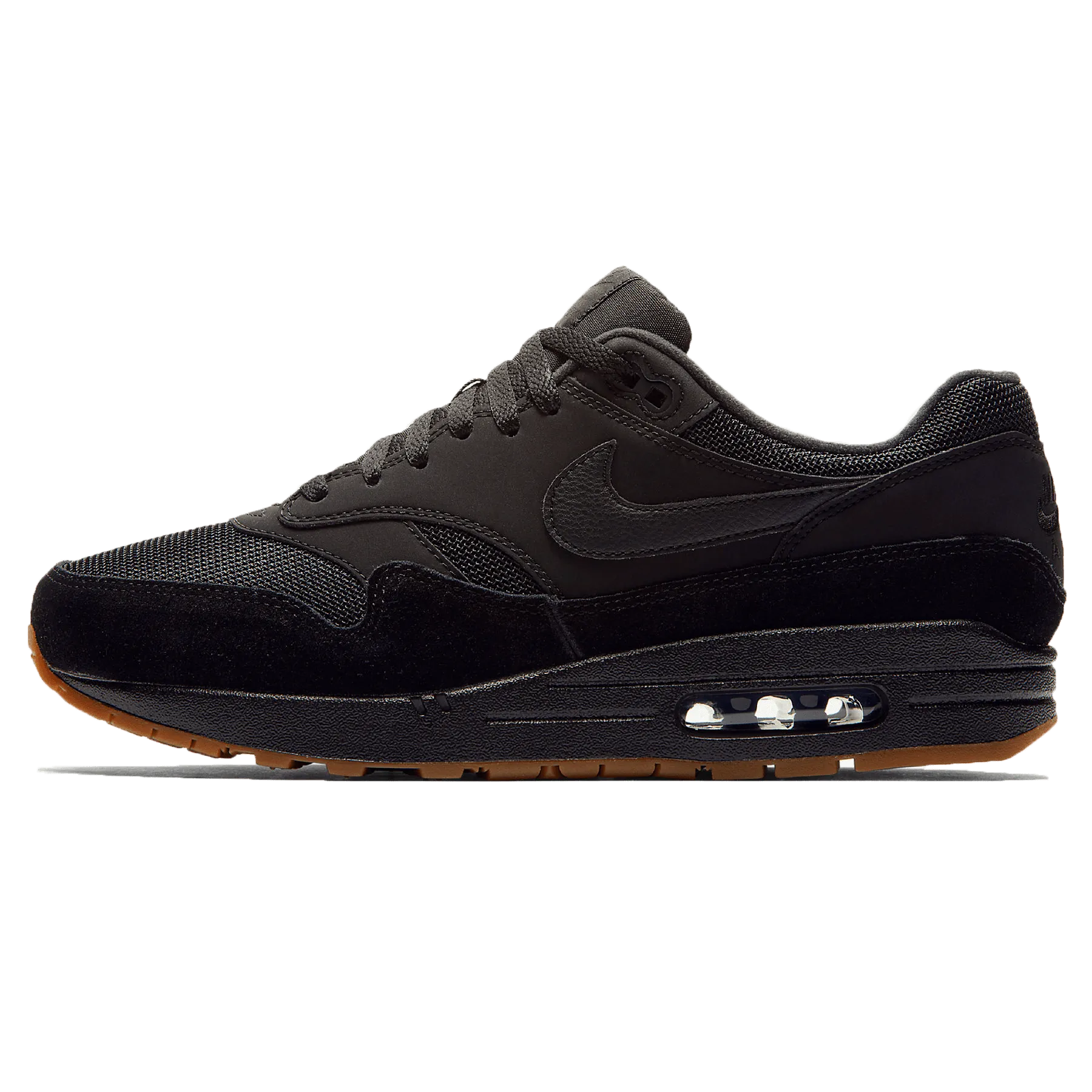 Nike Air Max 1 Black Gum Nike Air Max lifestyle sneakers with sport details