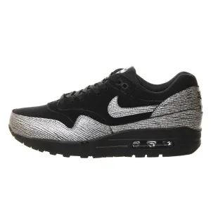 Nike Air Max 1 'Black Metallic Silver' nike air max 1 comfortable casual shoes
