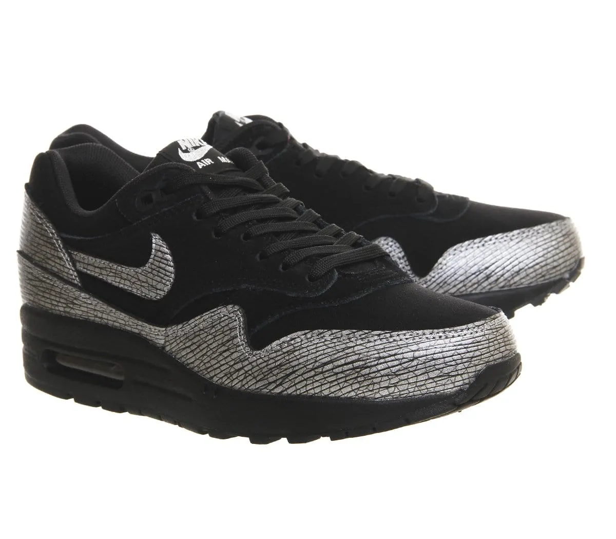 Nike Air Max 1 'Black Metallic Silver' Nike Max Plus series