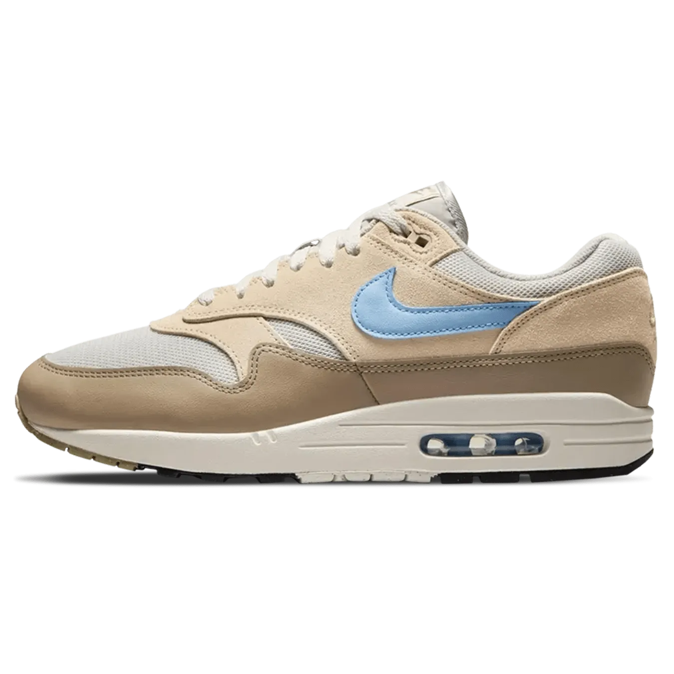 Nike Air Max 1 Essential 'Light Bone Psychic Blue' Nike Air Max lifestyle sneakers with sport details