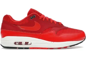 Nike Air Max 1 Gym Red Crimson Nike Air Max casual shoes with visible air tech