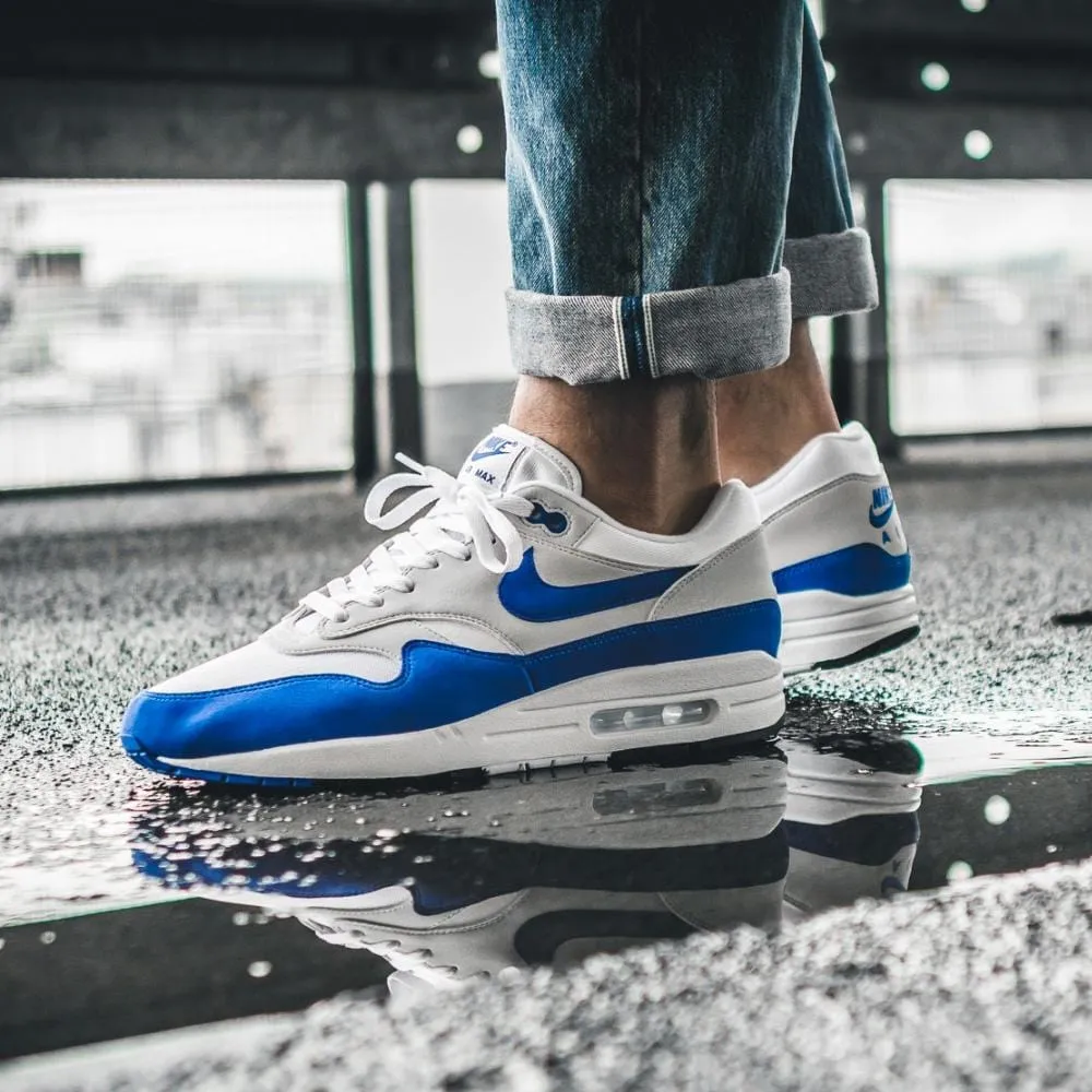 Nike Air Max 1 OG Anniversary White-Game Royal Nike Max Plus series