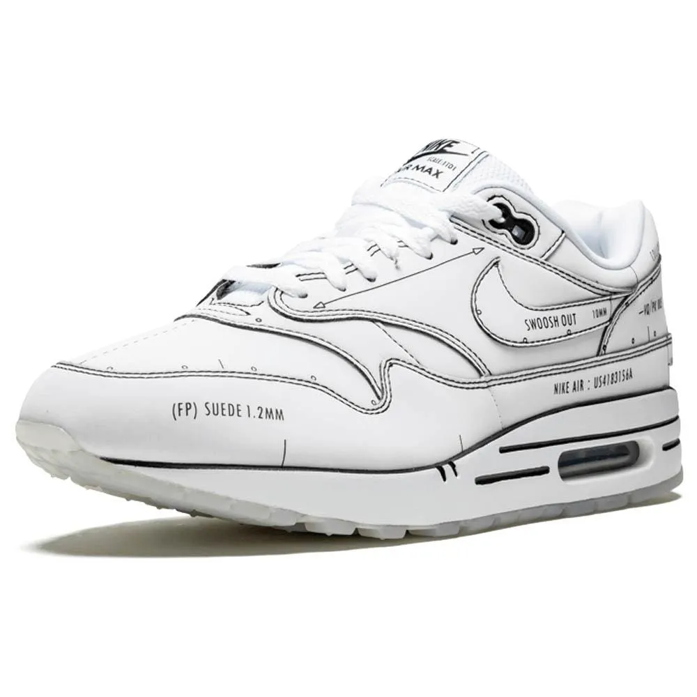Nike Air Max 1 'Sketch Schematic - White' Nike Max Plus series