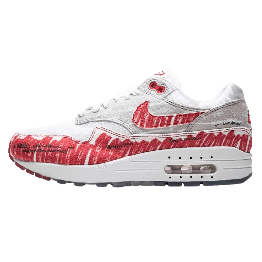 Nike Air Max 1 Tinker 'Sketch To Shelf - University Red' nike air max 1 comfortable casual shoes