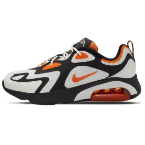 Nike Air Max 200 'Black/Magma Orange' Nike Air Max lifestyle sneakers with sport details