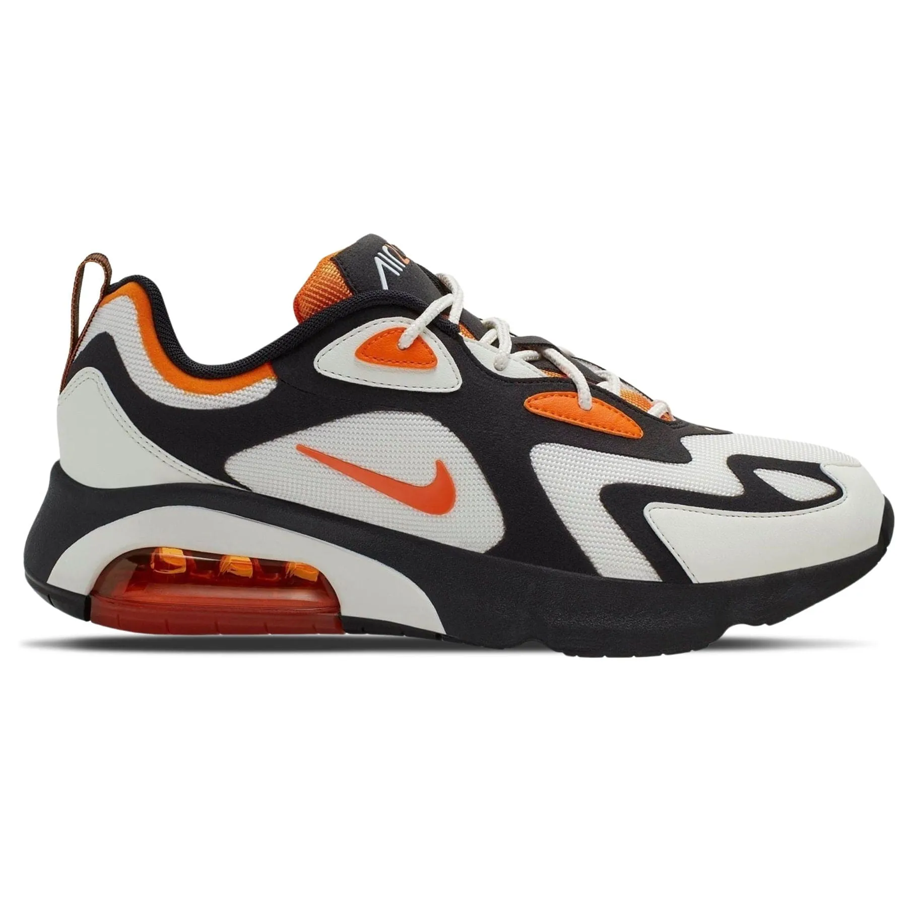Nike Air Max 200 'Black/Magma Orange' Nike Air Max running sneakers