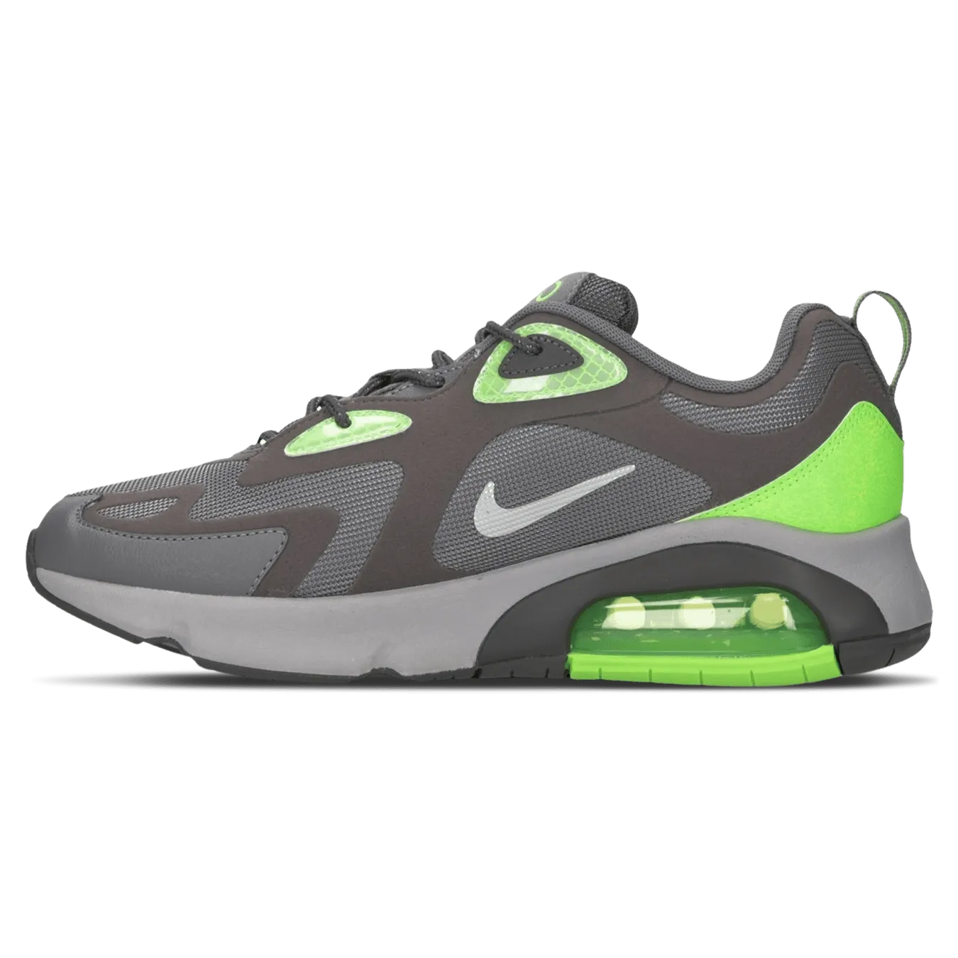 Nike Air Max 200 Winter 'Thunder Grey Electric Green' Nike Air Max lifestyle sneakers with sport details