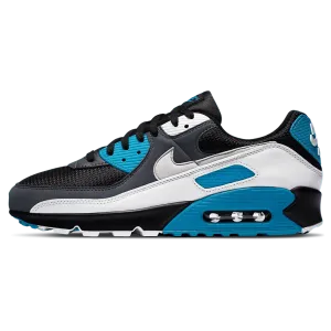 Nike Air Max 90 'Black Blue' nike air max 90 lightweight athletic sneakers
