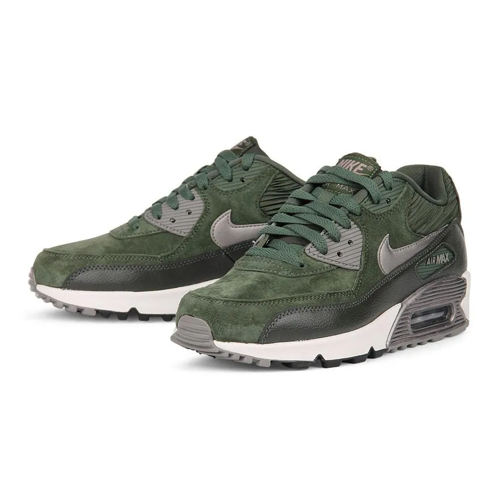 Nike Air Max 90 Carbon Green Leather Trainers Nike Air Max collection