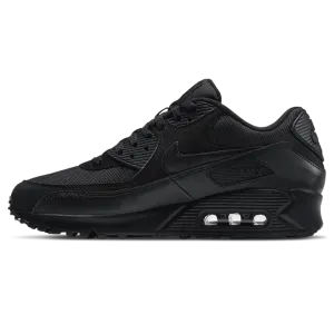 Nike Air Max 90 Essential 'Triple Black' nike air max 90 lightweight athletic sneakers