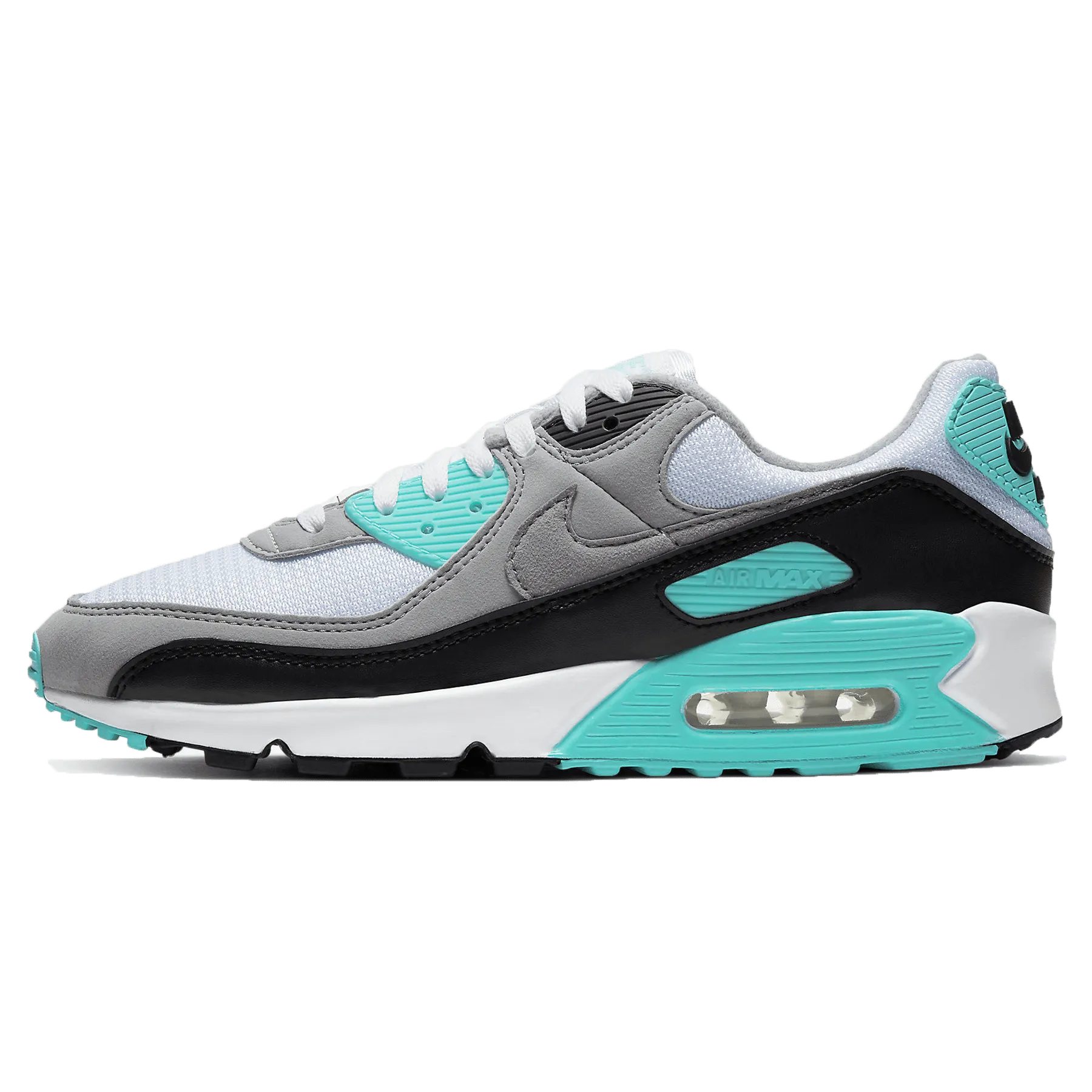 Nike Air Max 90 'Hyper Turquoise' nike air max 90 lightweight athletic sneakers