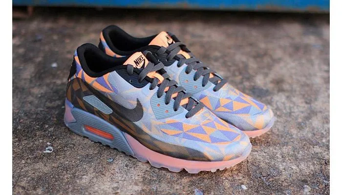 Nike Air Max 90 Ice Wolf Grey-Black-Atomic Orange Nike Air Max collection