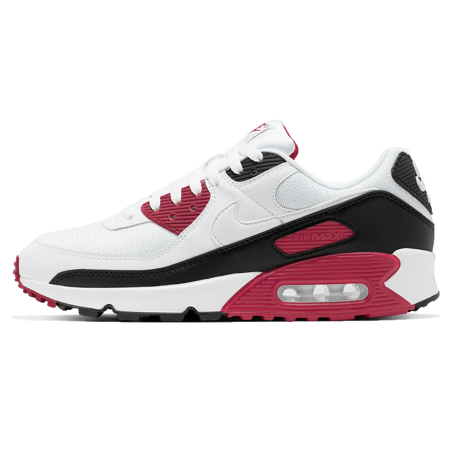 Nike Air Max 90 'New Maroon' nike air max 90 lightweight athletic sneakers