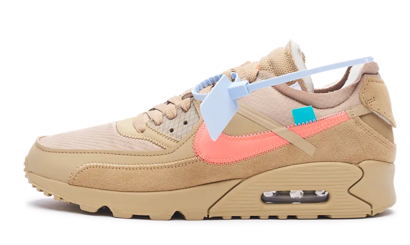 Nike Air Max 90 OFF-WHITE Desert Ore nike air max versatile running and casual sneakers
