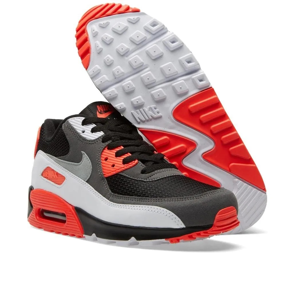 NIKE AIR MAX 90 OG 'REVERSE INFRARED' Black, Neutral & Dark Grey Nike Air Max collection