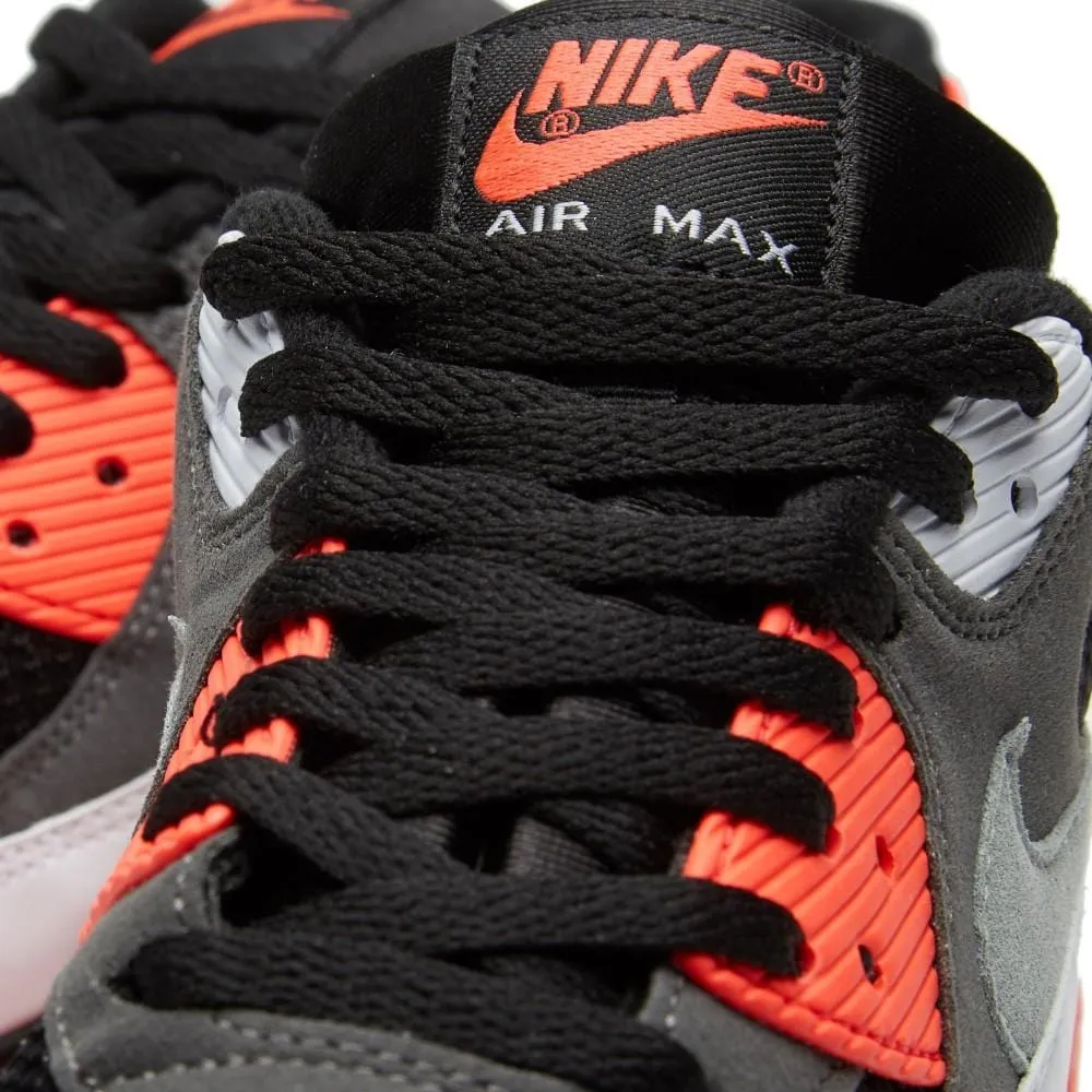 NIKE AIR MAX 90 OG 'REVERSE INFRARED' Black, Neutral & Dark Grey Nike Air Max collection