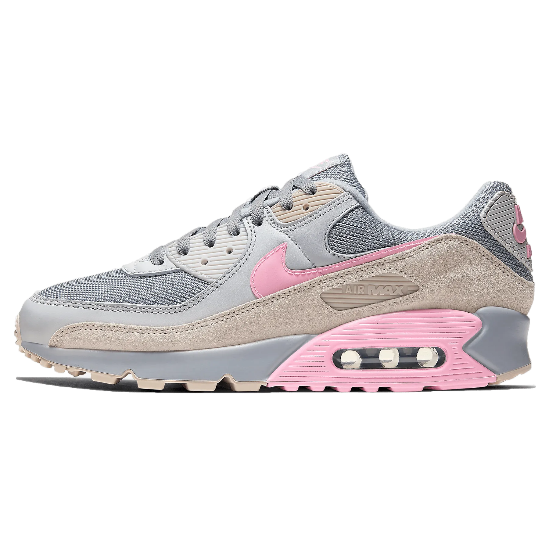 Nike Air Max 90 'Pink String' nike air max 90 lightweight athletic sneakers