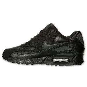 Nike Air Max 90 Premium Black-Metallic Silver nike air max 90 lightweight athletic sneakers