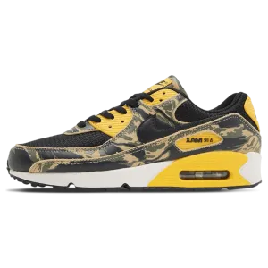 Nike Air Max 90 Premium 'Camo Pack - University Gold' nike air max 90 lightweight athletic sneakers