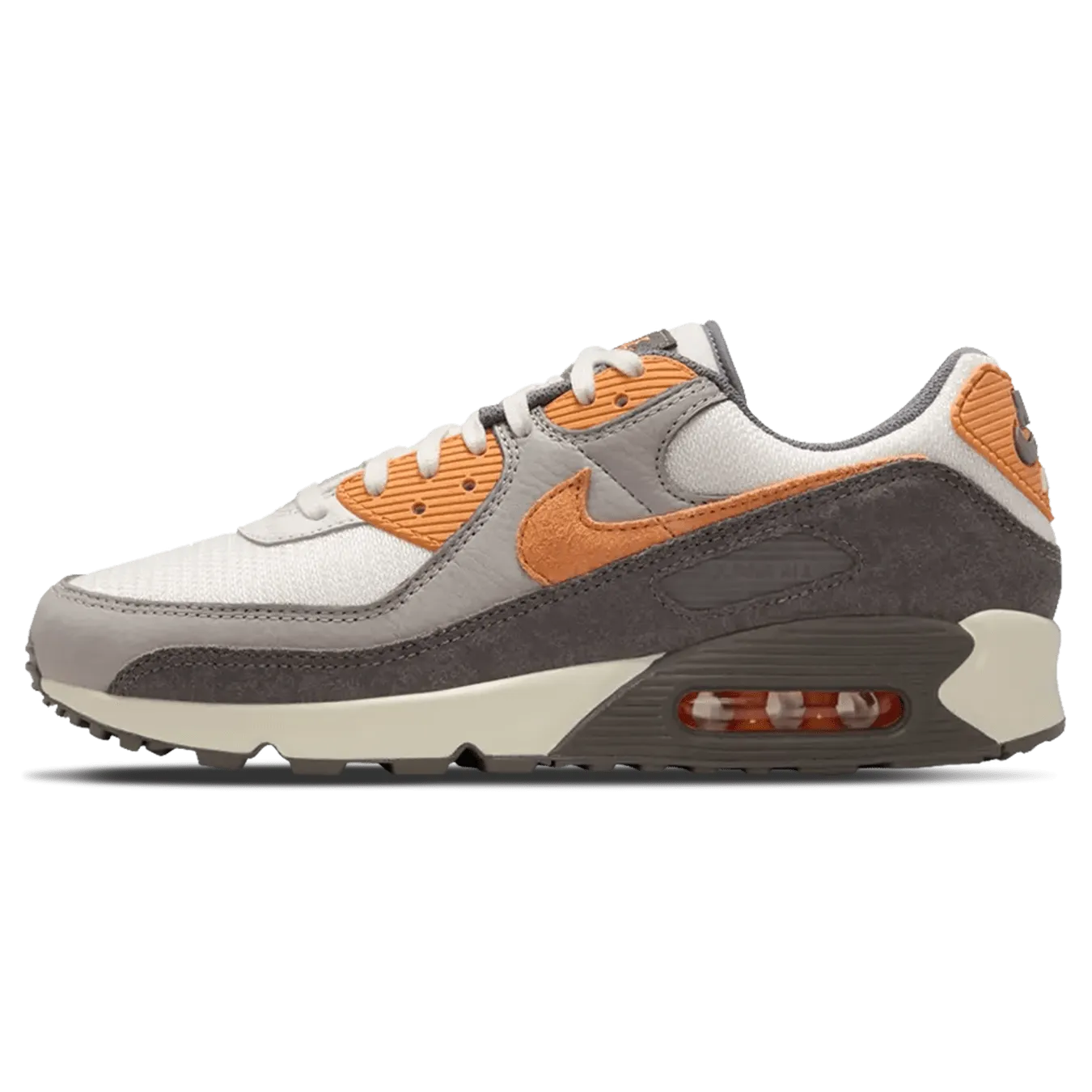 Nike Air Max 90 Premium 'Flat Pewter Copper Moon' nike air max 90 lightweight athletic sneakers