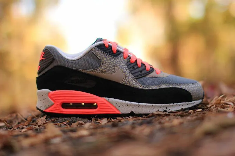 Nike Air Max 90 PRM Safari-Black-Grey Nike Air Max collection