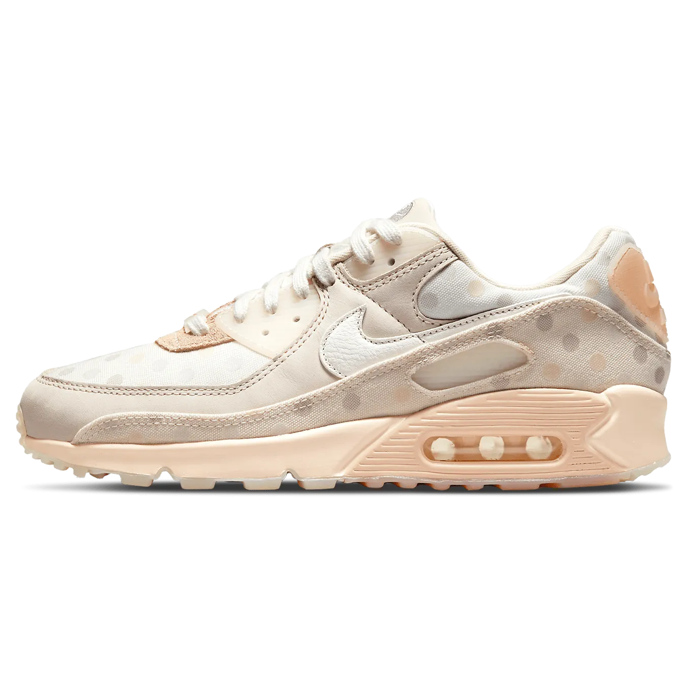 Nike Air Max 90 'Shimmer Polka Dot Sand' nike air max 90 lightweight athletic sneakers