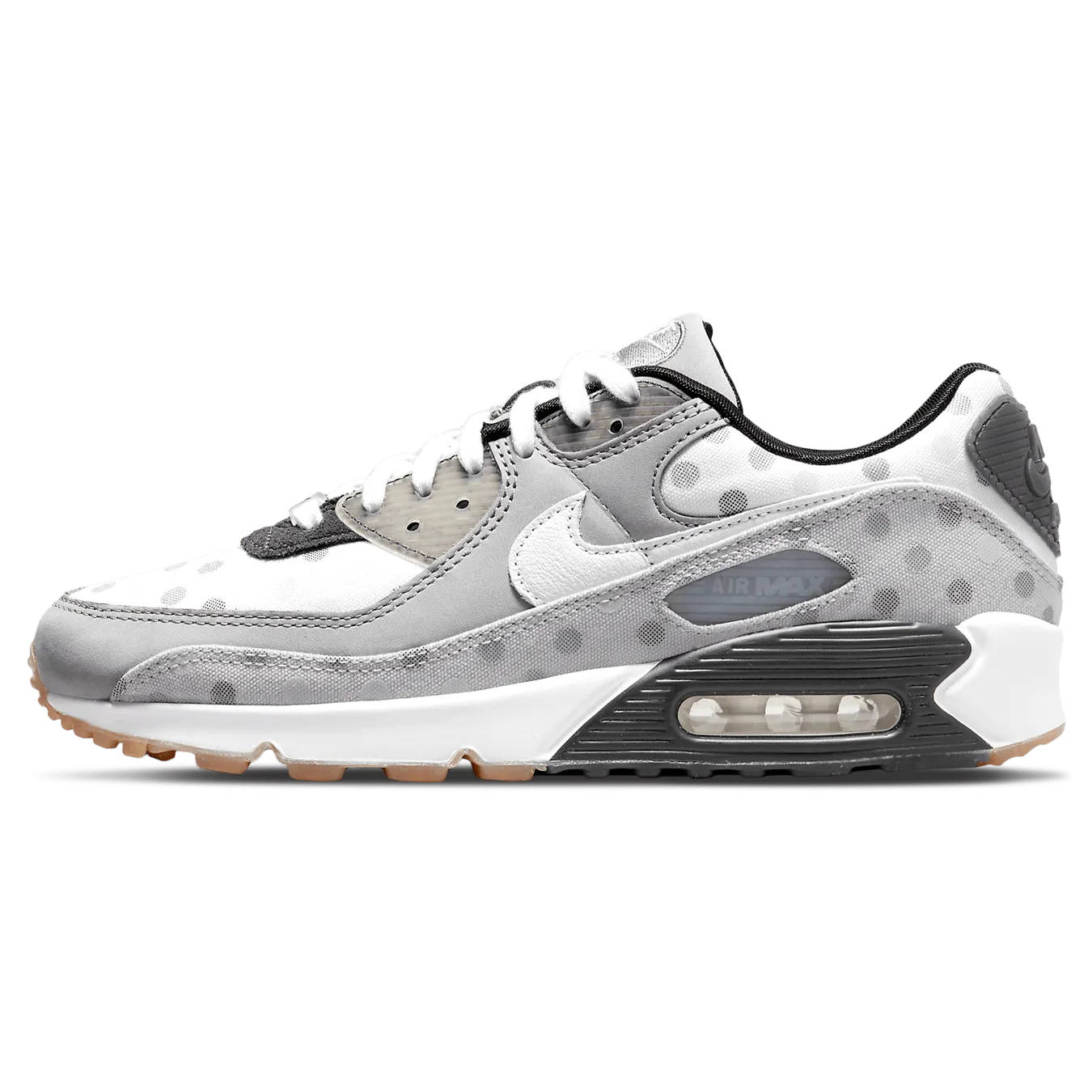 Nike Air Max 90 'White Polka Dot' nike air max 90 lightweight athletic sneakers