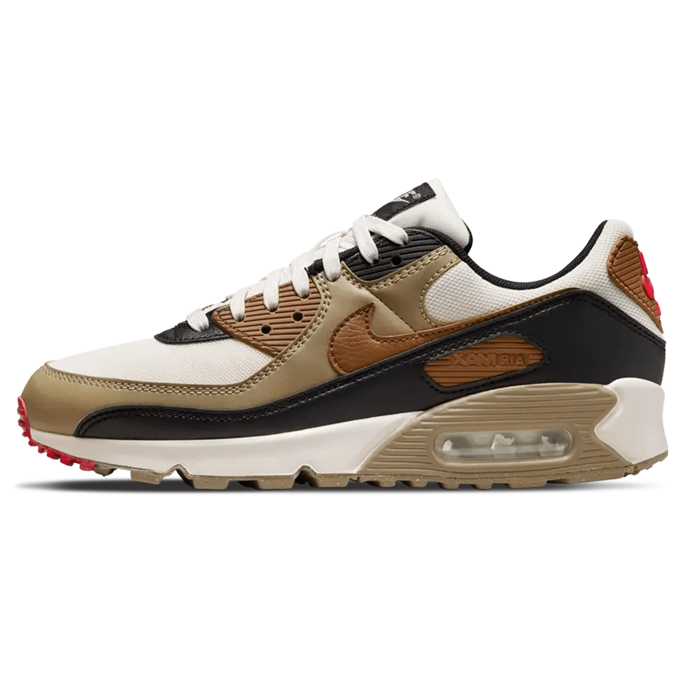 Nike Air Max 90 Wmns 'Light British Tan Khaki' nike air max 90 lightweight athletic sneakers
