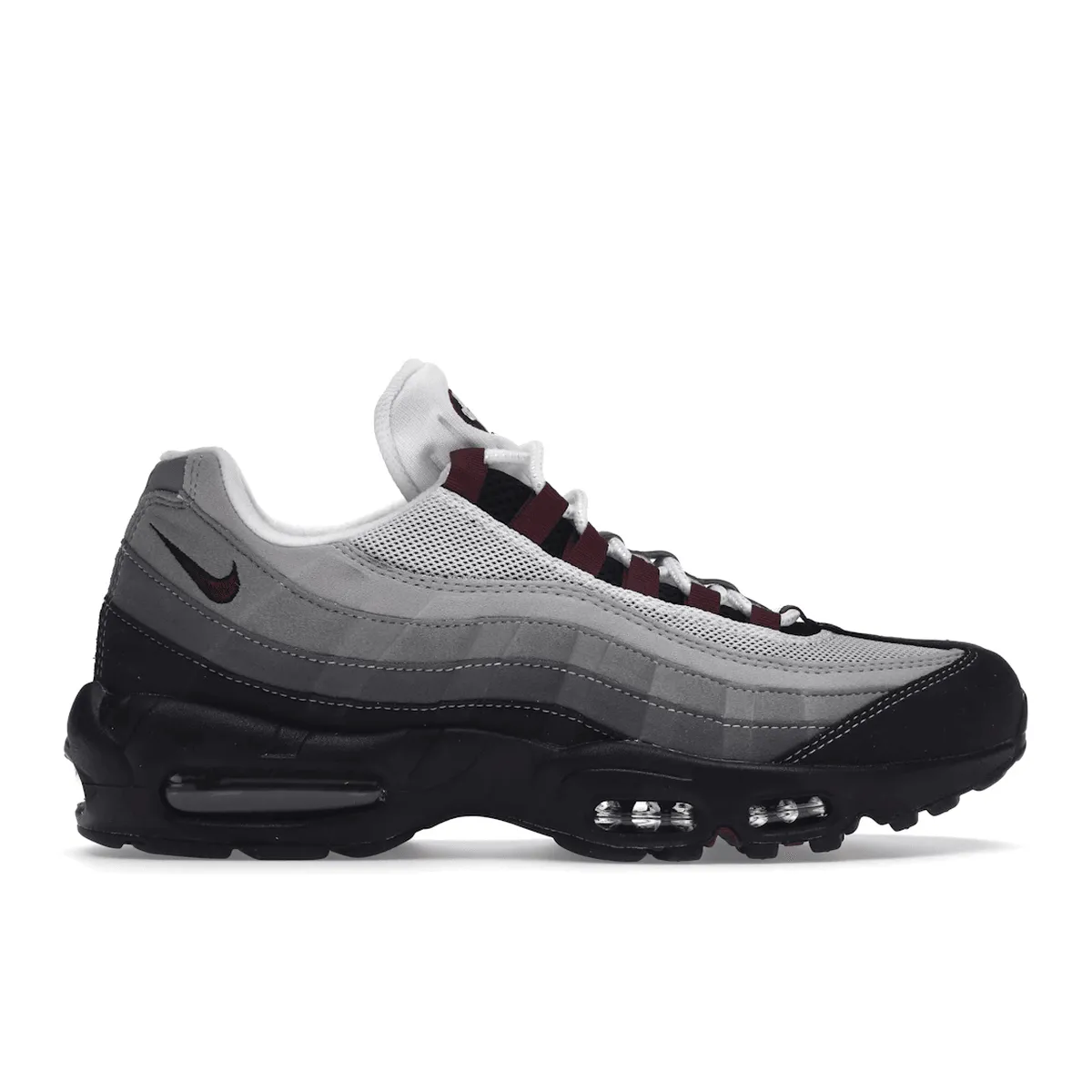 Nike Air Max 95 Dark Beetroot Nike Air Max casual shoes with visible air tech
