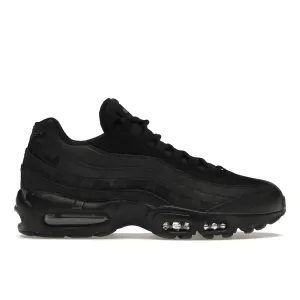 Nike Air Max 95 Essential Triple Black Nike Air Max casual shoes with visible air tech