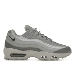 Nike Air Max 95 Gray Midnight Navy Nike Air Max casual shoes with visible air tech