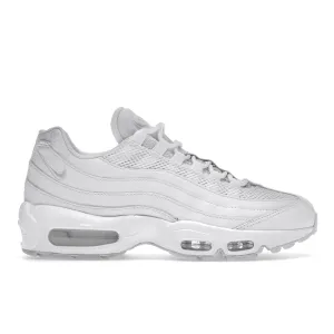 Nike Air Max 95 Next Nature White Nike Air Max casual shoes with visible air tech
