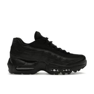Nike Air Max 95 Recraft Triple Black Nike Air Max casual shoes with visible air tech