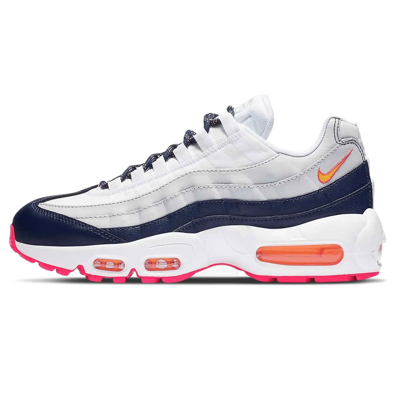 Nike Air Max 95 Wmns 'Navy Orange' nike air max 95 sporty and durable shoes