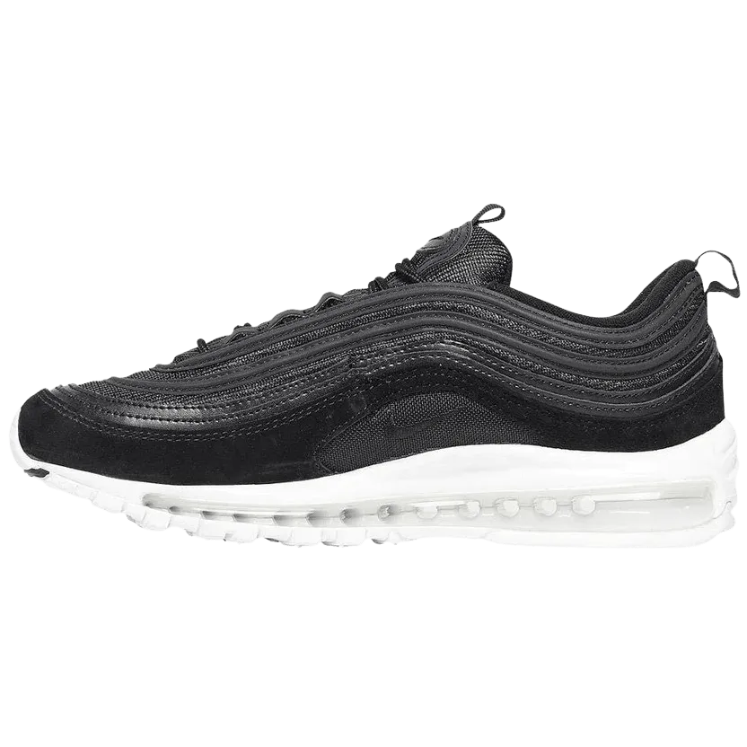 Nike Air Max 97 (Black - Black - White) nike air max 97 sleek running shoes with air unit