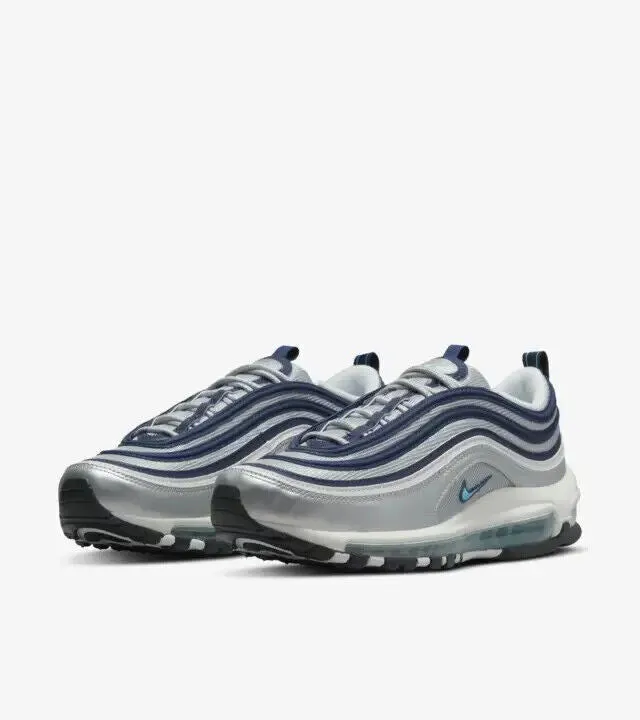 Nike Air Max 97 Metallic Silver Chlorine Blue (Women's) Air Max series