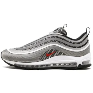 Nike Air Max 97 Ultra Metallic Silver-Varsity Red nike air max 97 sleek running shoes with air unit