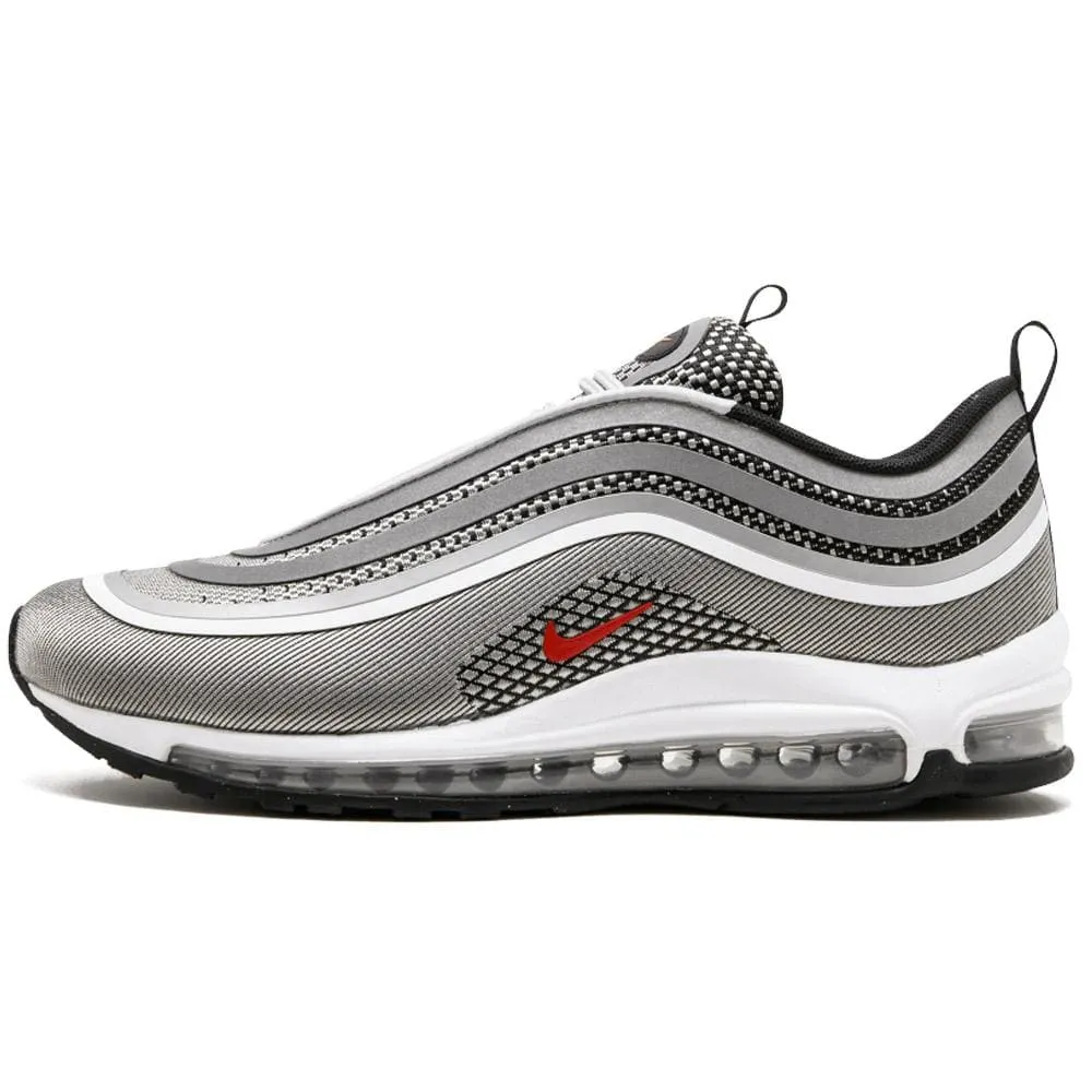 Nike Air Max 97 Ultra Metallic Silver-Varsity Red nike air max 97 sleek running shoes with air unit